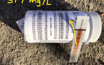 What’s carried with snowmelt?