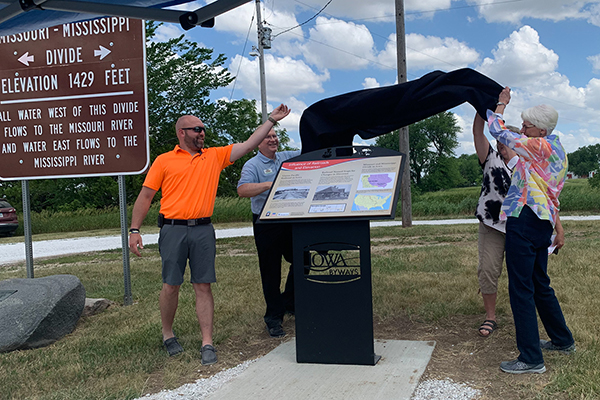 M & Divide Interpretive Panel Unveiling