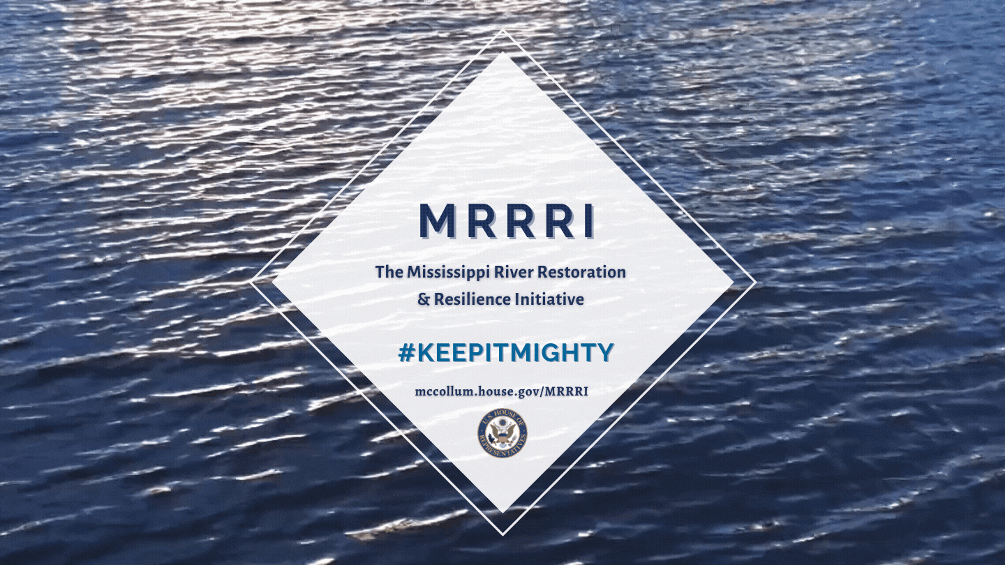 Mississippi River Restoration and Resilience Initiative (MRRRI) Logo