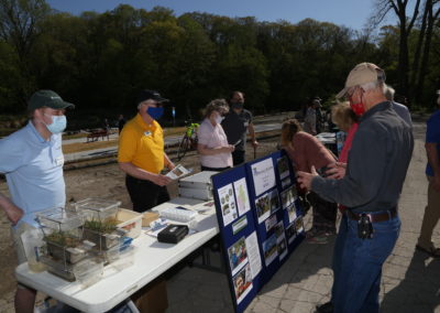 Pollinator and Water Quality Education During Ames Low Head Dam Celebration