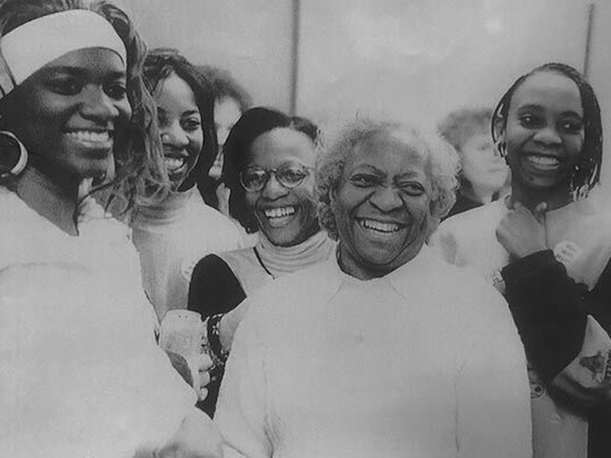 LaMetta Wynn shown on November 8, 1995 after Clinton, IA mayor election win.