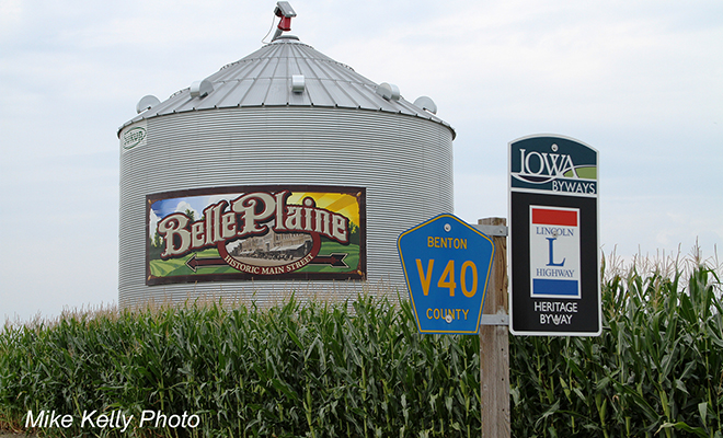 Lincoln Highway National Heritage Byway Belle Plaine Iowa