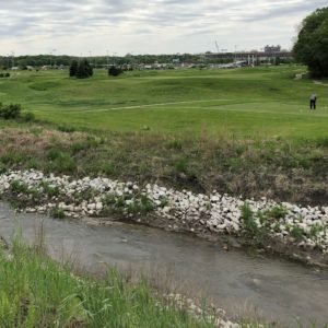 Worrell Creek at golf course