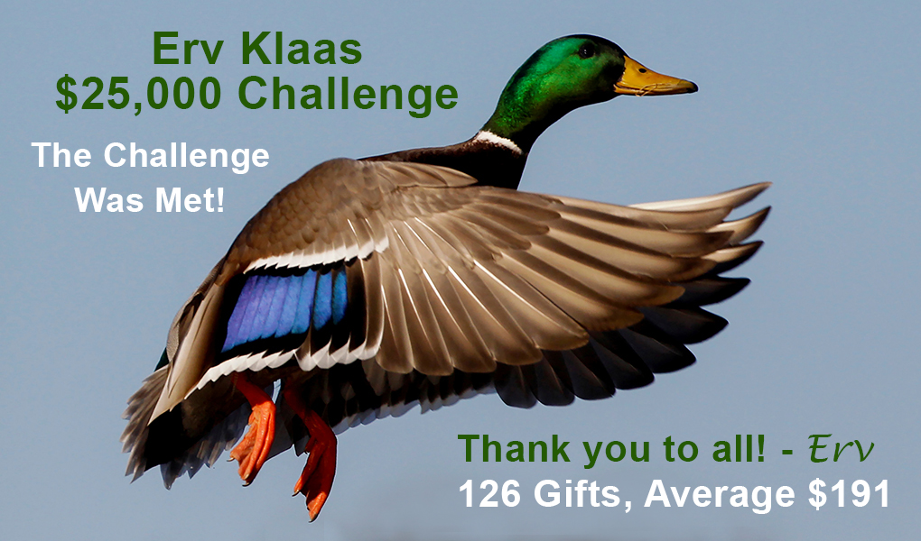 The Erv Klaas Challenge Has Been Met