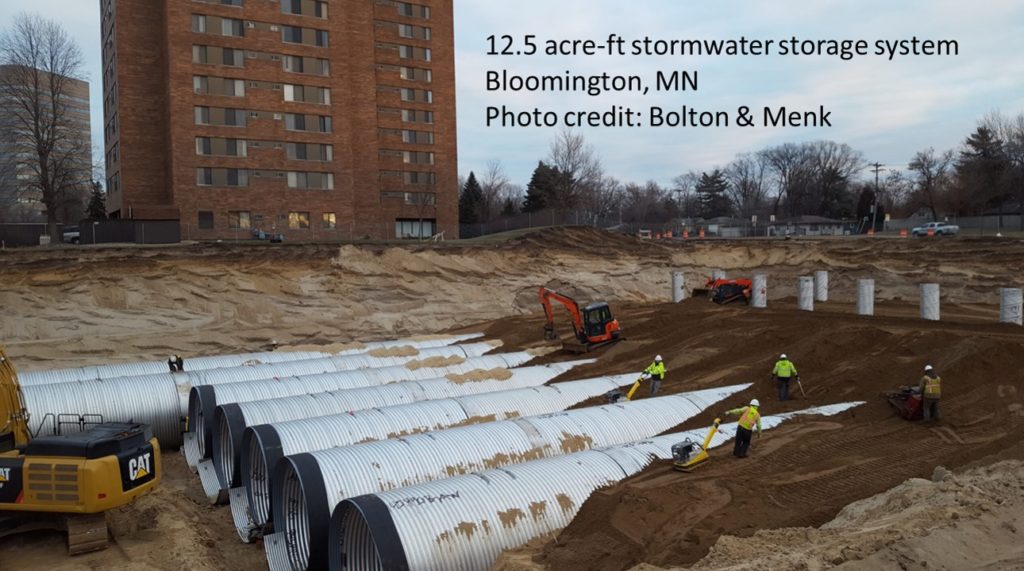 stormwater project in Bloomington, MN