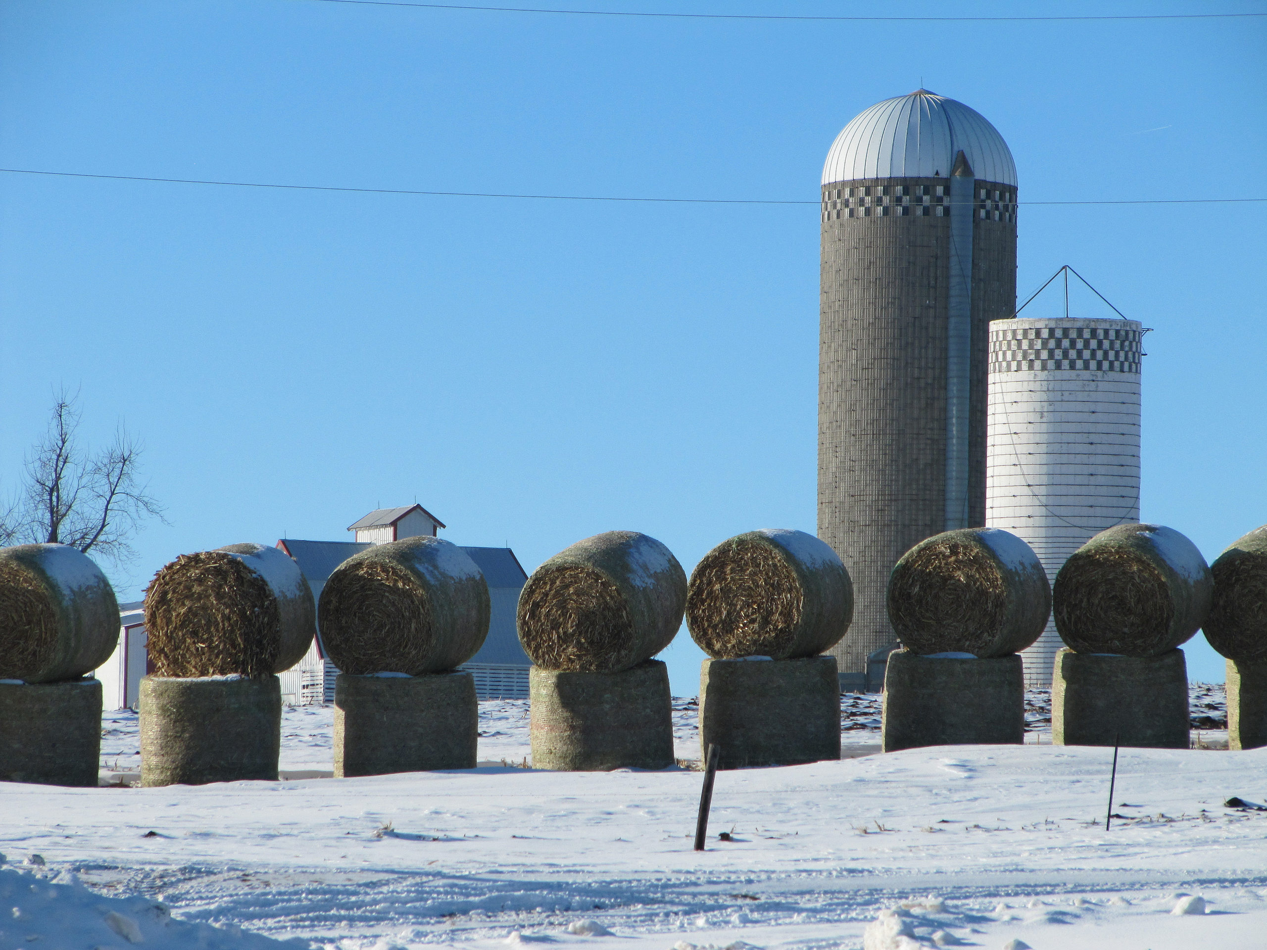 Lincoln Highway Farm Scene near Carroll Iowa