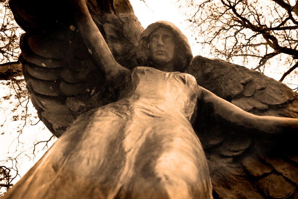 The Black Angel Monument, Oakland Cemetery
