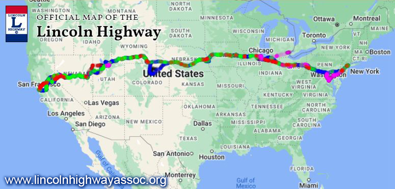 Lincoln Highway Map