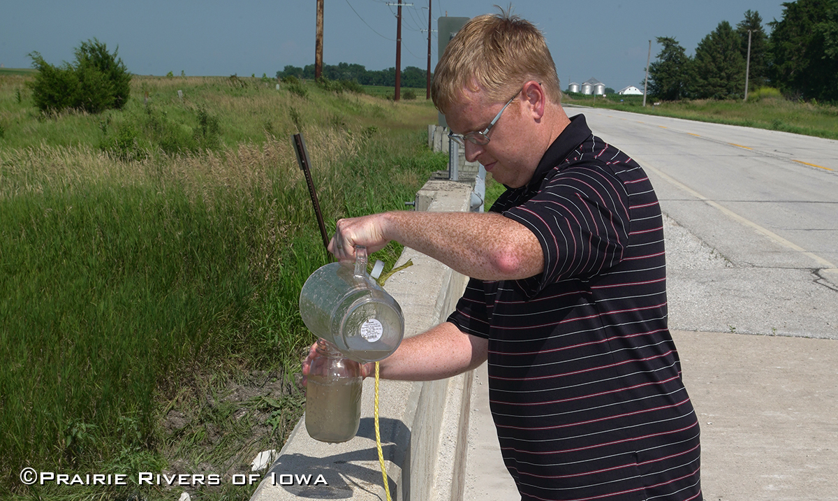 Water Testing Ioway Creek Near Stratford in Hamitlon County
