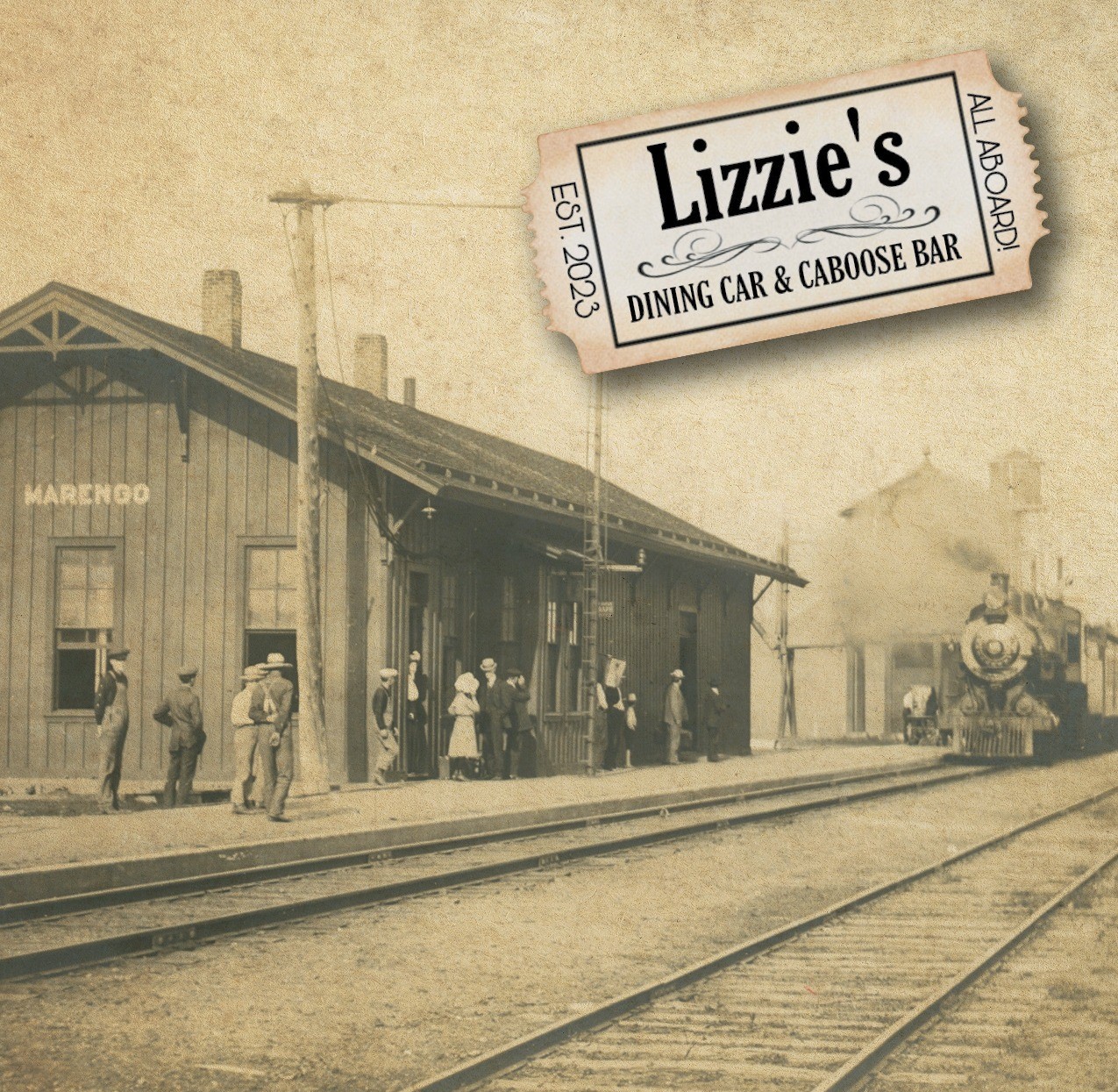 Lizzie's Dining Car Marengo Depot
