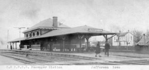 Jefferson Milwaukee depot historical photo