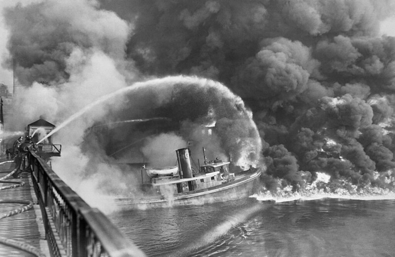 The Cuyohoga River in Ohio caught fire nine times before Congress took serious action to address water pollution