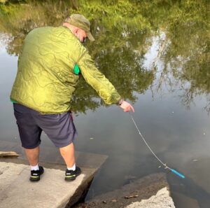 A new volunteer tests temperature and dissolved oxygen A new volunteer tests temperature and dissolved oxygen