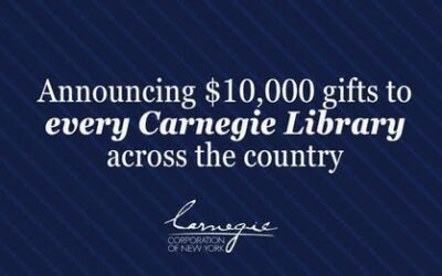 Byway Carnegie Libraries to receive $10,000 Gifts