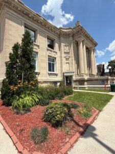 elevated basement raised basement clinton library