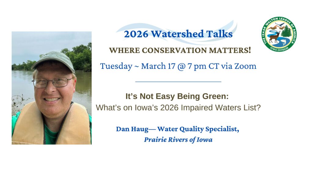 March 17 webinar on the Impaired Waters List